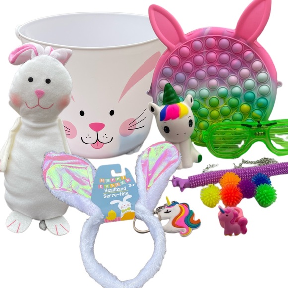 Easter Bunny Fidget Purse with Unicorn Bundle - Picture 1 of 11